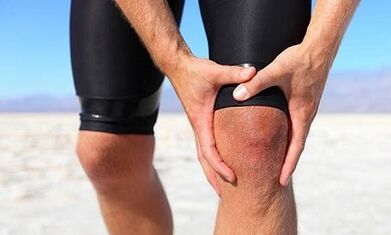 How arthrosis of the knee joint is shown on its own